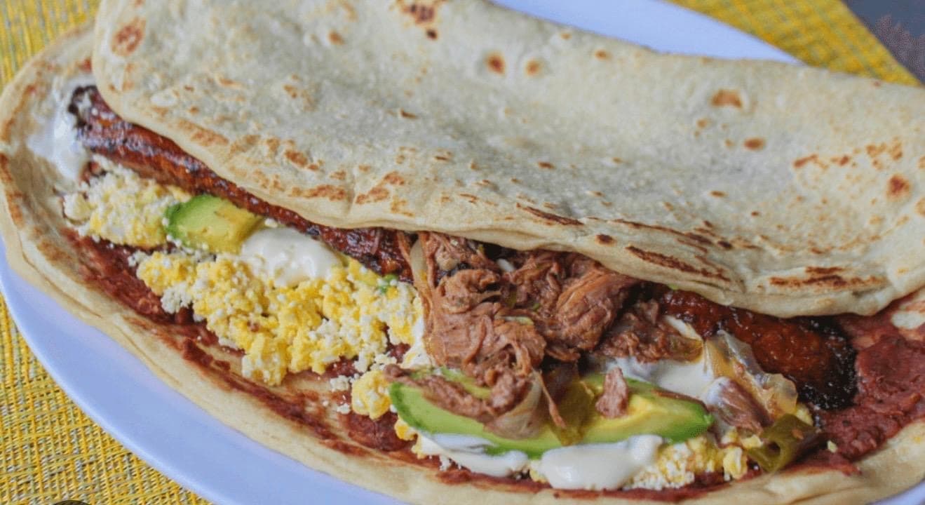 Baleada Especial — Loaded Honduran Flatbread